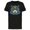 thumbnail image 1 of Bear Head Blue Design T-Shirt Men -Image by Shutterstock, Male Medium, 1 of 2