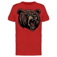 thumbnail image 1 of Bear Head Design T-Shirt Men -Image by Shutterstock, Male 3X-Large, 1 of 2
