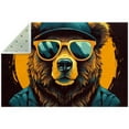 thumbnail image 1 of Bear High-Quality Polyester Door Rug - Durable Indoor Entry Mat with Right-Angle Design for Home or Office Use - Easy to Clean and Maintain - 24 x 36 inches, 1 of 6