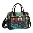 thumbnail image 1 of Bear Houses Cooler Bag Lunch Bag Soft Cooler Cooling Tote Insulated Lunch Box for Adult Men Women, 1 of 6