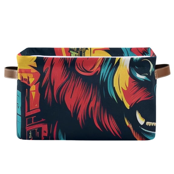 Bear Houses Storage Bins Baskets With Handles Storage Box Clothes Organizer Organization Toys