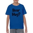 thumbnail image 1 of Bear Hug? T-Shirt Juniors -Smartprints Designs,  Large, 1 of 4