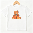 thumbnail image 1 of Bear Hug Teddy Animal Boys Graphic Tees Cute Kids T-Shirt 100% Cotton Short Sleeve Tops Ages 4-13Y, 1 of 5