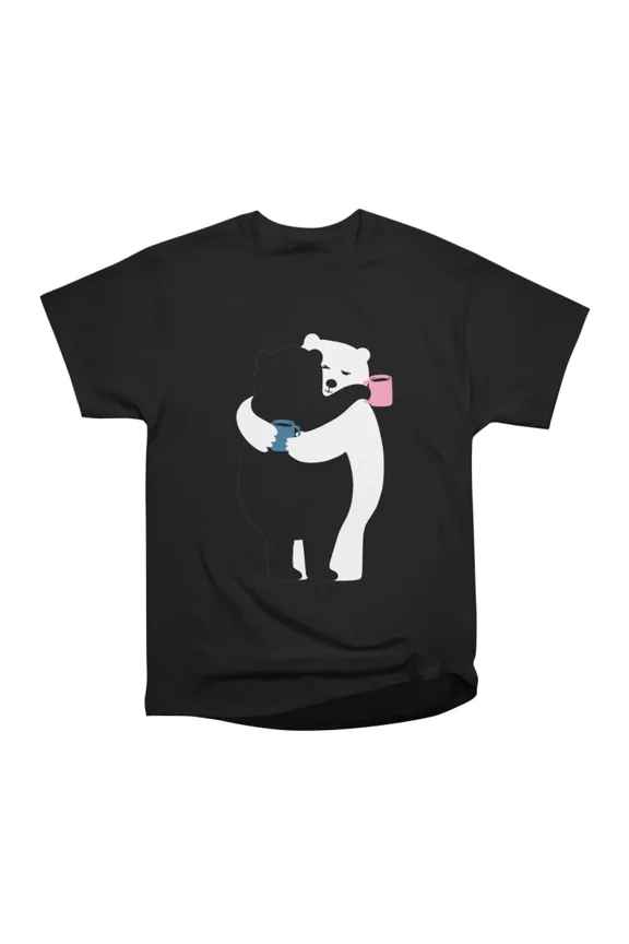 Bear Hugs Coffee T-Shirt Tee Gift For Him Merch For Her Apparel For Friend