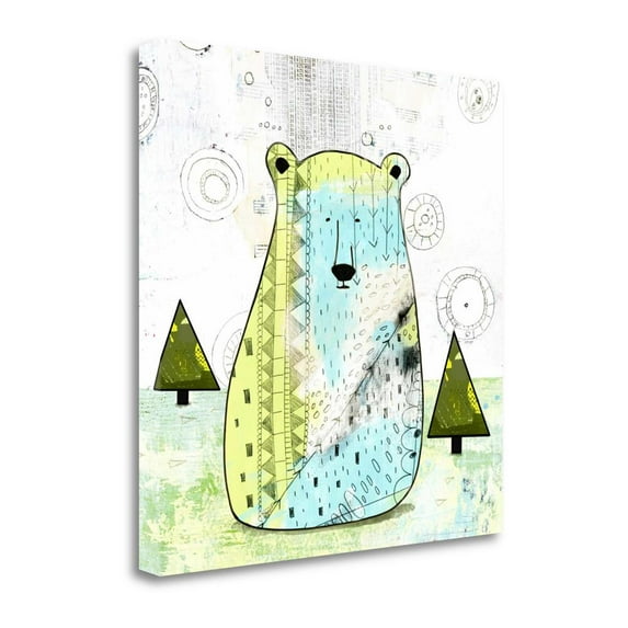 Tangletown Fine Art Bear I by Sarah Ogren Poster Frame - 25 x 25 x 1.5 in.