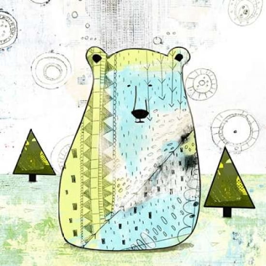 Bear I Canvas Art - Sarah Ogren (24 x 24)