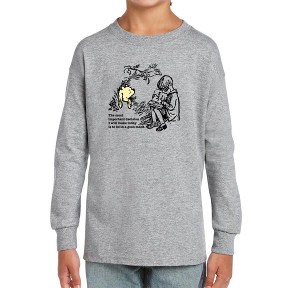 Bear In A Good Mood Long Sleeve Toddler -Smartprints Designs,  2 Toddler