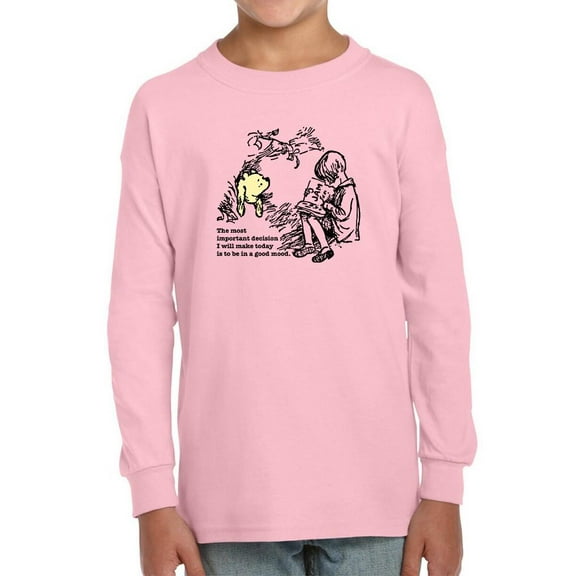 Bear In A Good Mood Long Sleeve Toddler -Smartprints Designs,  5 Toddler