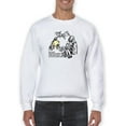 thumbnail image 1 of Bear In A Good Mood Sweatshirt Men -Smartprints Designs, Male Small, 1 of 4