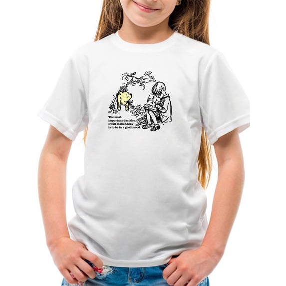 Bear In A Good Mood T-Shirt Juniors -Smartprints Designs, Small