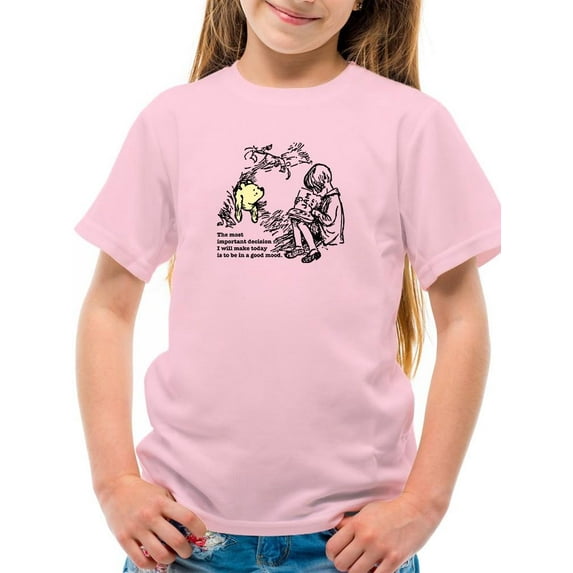 Bear In A Good Mood T-Shirt Juniors -Smartprints Designs, x-Small