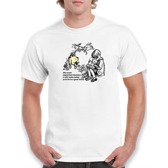 Bear In A Good Mood T-Shirt Men -Smartprints Designs, Male Medium
