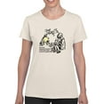 thumbnail image 1 of Bear In A Good Mood T-Shirt Women -Smartprints Designs, Female Small, 1 of 4