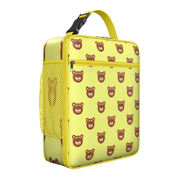 Bear Insulated Lunch Bag Box Women Reusable Lunch Tote Bag Fit Most Bento Boxes Lunch Tote Portable Bag Work Hiking