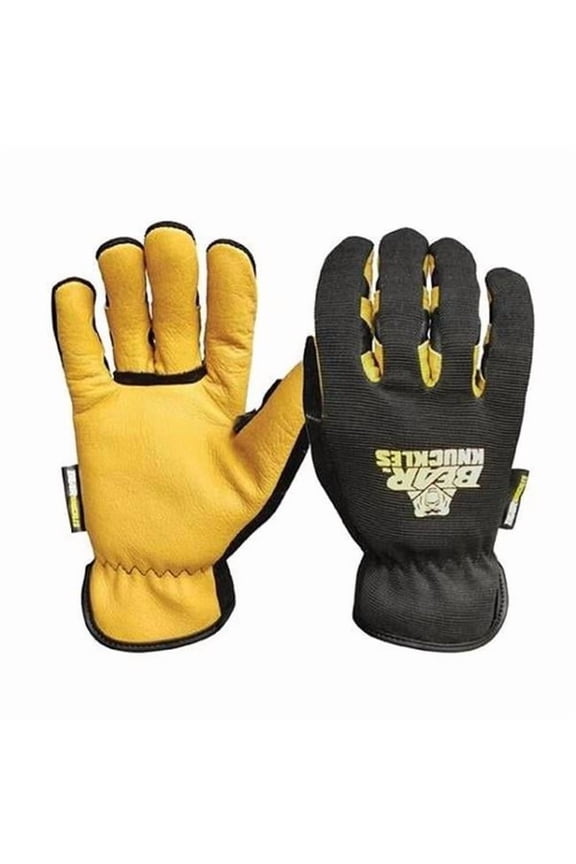 s Unisex Indoor/Outdoor Driver Gloves Beige/Black M 1 pair