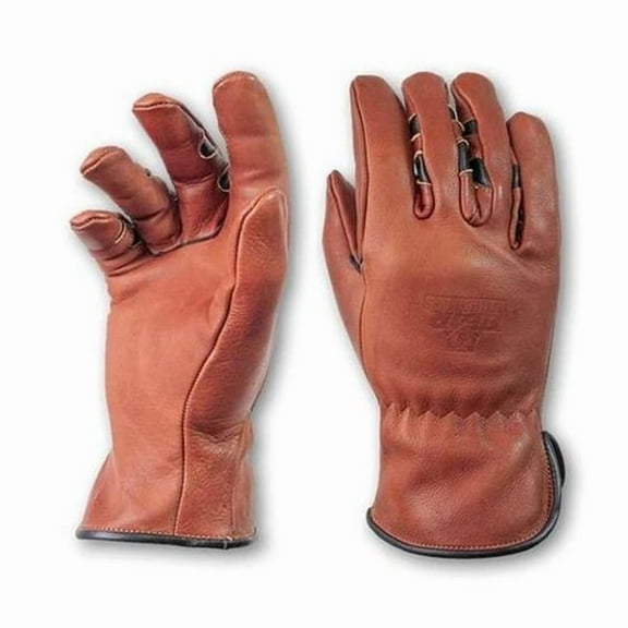 Bear Knuckle D451-XSP Redrock Buffalo Driver Work Gloves, Brown - Extra Small Petite