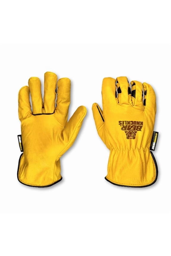 D367-S Water & Oil Resistant Jacket Work Glove, Yellow - Small