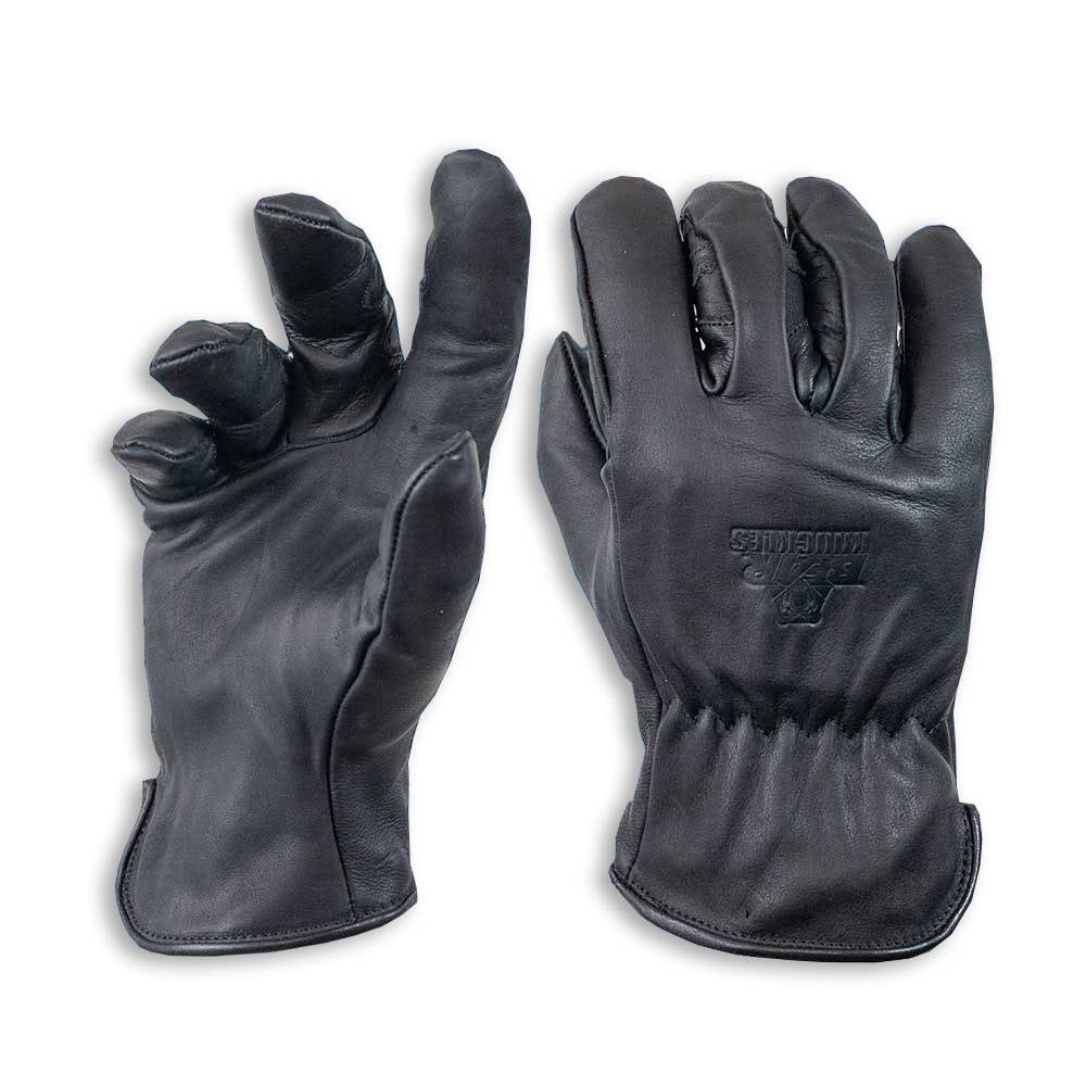 Fur lined 2024 leather work gloves