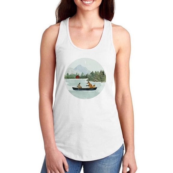 Bear Lake Friends C Racerback Tank Women -Victoria Barnes Designs, Female x-Large