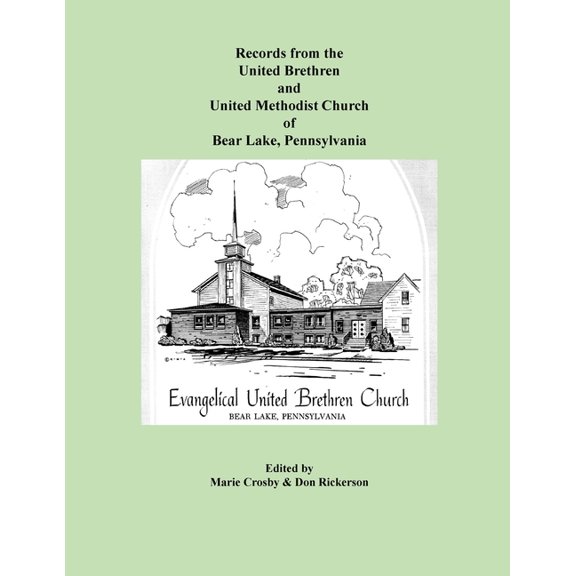 Bear Lake, PA Church Records (Paperback)
