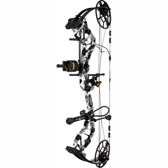 Bear Legit MAXX RTH Bow Package, Fred Bear Whiteout/Black 70 lbs. LH