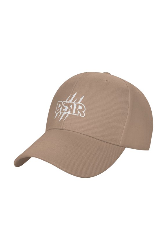 Bear Logo Sandwich Cap Unisex Adjustable Adult Baseball Caps Casquette Hats Flat Cap