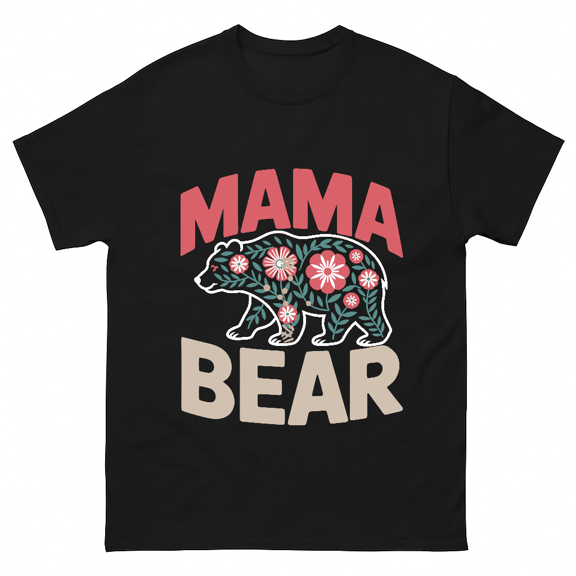 Bear Mama Grandma Mothers Day Love Family Cute Nature V61639 Unisex T-Shirt