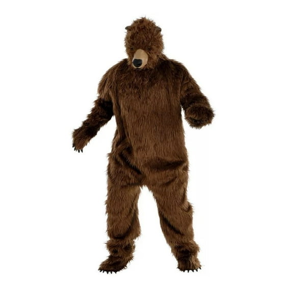 Bear Mascot - Brown - Faux Fur - Animal - Mascot - Costume - Men - One Size