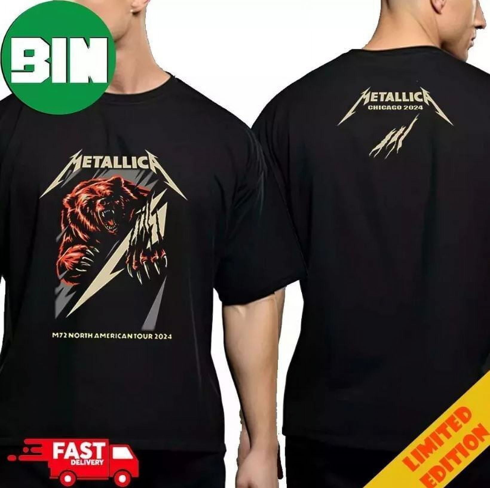 Bear Metallica M72 Chicago North American Tour 2024 On August 9Th &11Th