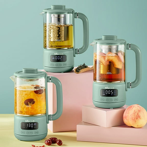 Bear Mini Electric Cooking Kettle 0.6L Green