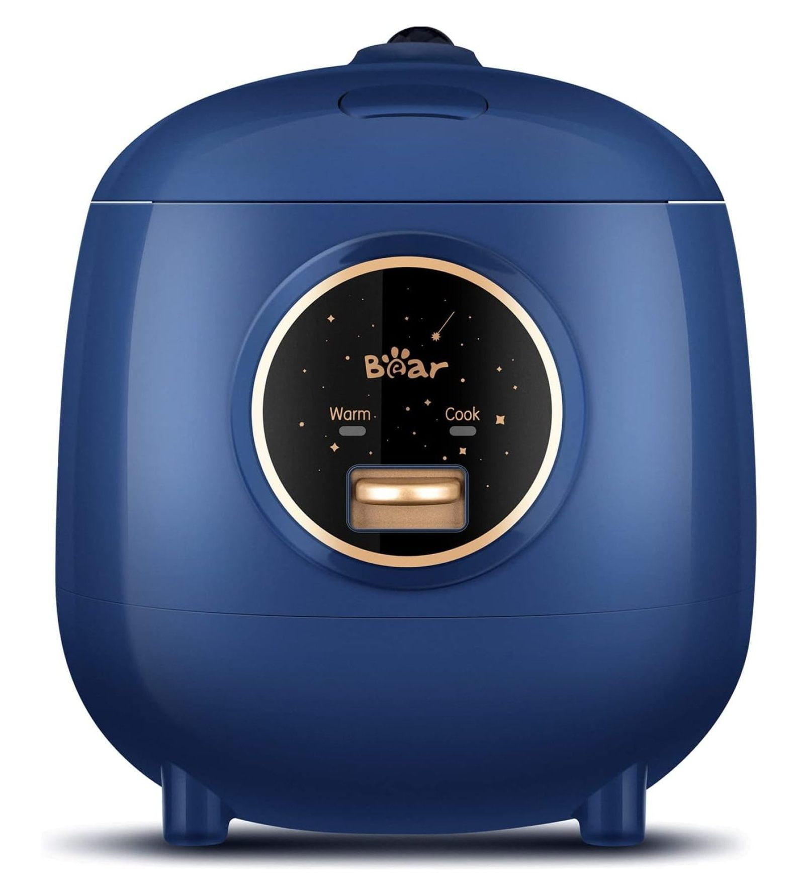 Bear Mini Rice Cooker 2 Cups Uncooked, 1.2L Portable NonStick Small