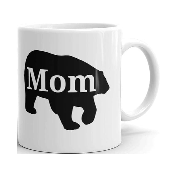 Bear Mom Mother's Day Mama Coffee Tea Ceramic Mug Office Work Cup Gift 11 Oz