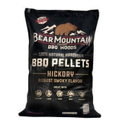 Bear Mountain BBQ All-Natural Hardwood Hickory Smoker Pellets, 20 Pounds