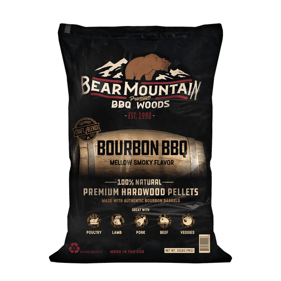 Bear Mountain BBQ - Bourbon BBQ Craft Blends All Natural Grilling and Smoking Pellets