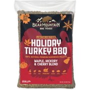 Bear Mountain BBQ Maple, Hickory & Cherry Blend Smoker Pellets, Holiday Turkey Blend, 20 Pounds