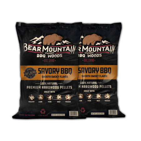 Bear Mountain BBQ - Savory BBQ Craft Blends BBQ Pellets - 2-PACK