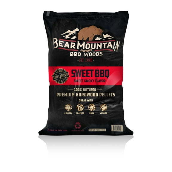 Bear Mountain BBQ - Sweet BBQ Craft Blends® BBQ Pellets