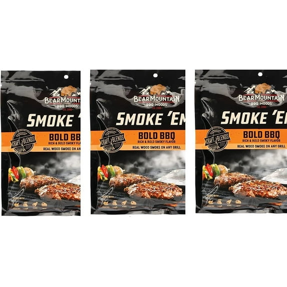 H-E-B Smoker Chips Bold BBQ Flavor - 6 oz - Pack of 3