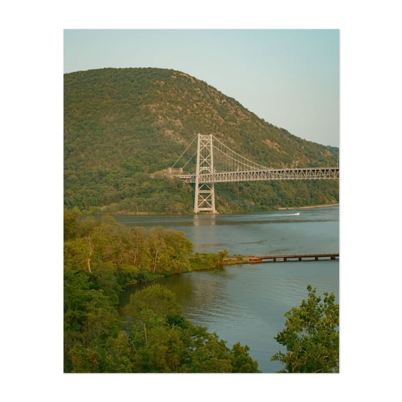 Bear Mountain Bridge 02 - New York Photography Unframed Wall Art Print 8 x 10 inches