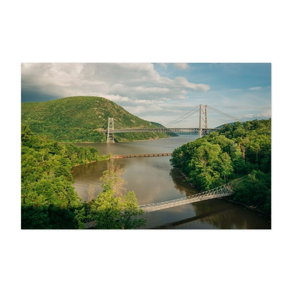 Bear Mountain Bridge 03 - New York Photography Unframed Wall Art Print 8 x 12 inches