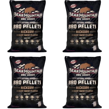 Bear Mountain Alder Wood Pellets - 2 Pack 20lb Bags, All-Natural Hardwood For Pellet Grills & Smokers