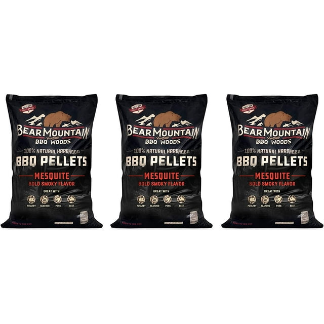 Bear Mountain Hickory BBQ Smoker Grilling Pellets