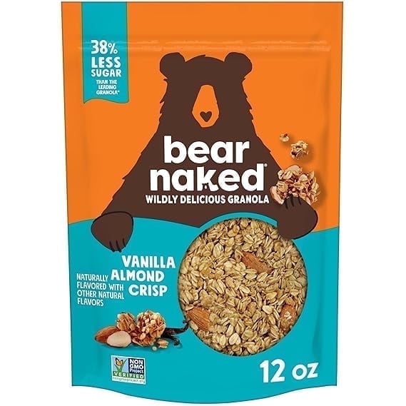 Bear Naked All Natural Granolas Fit Vanilla Almond - 12 oz Pack of 4