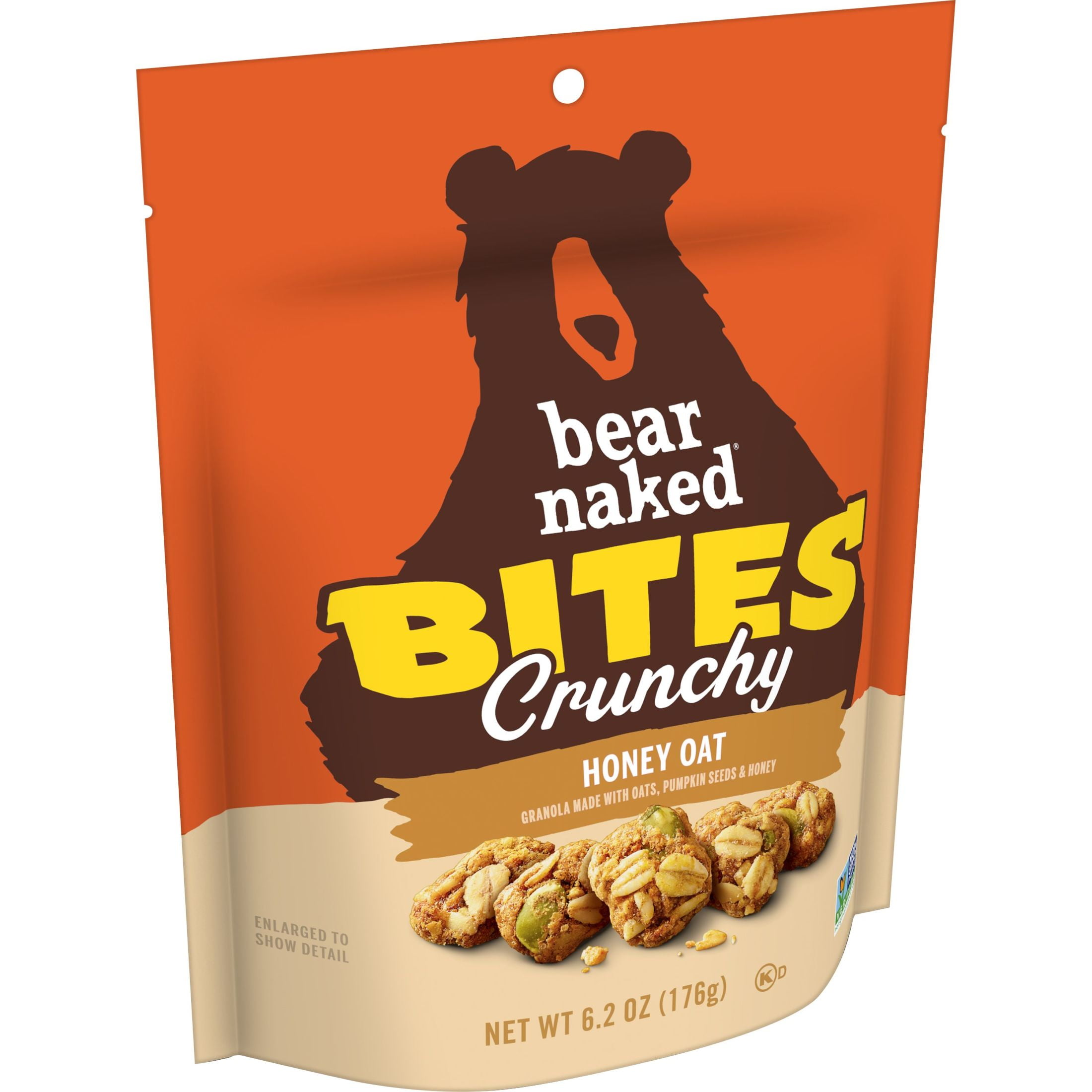 Bear Naked Honey Oat Crunchy Granola Bites, 6.2 oz Bag