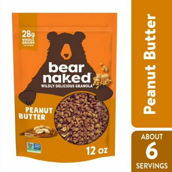 Bear Naked Peanut Butter Granola 12 oz - Pack of 2