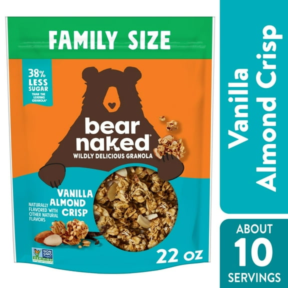 Bear Naked Vanilla Almond Crisp Family Size Granola