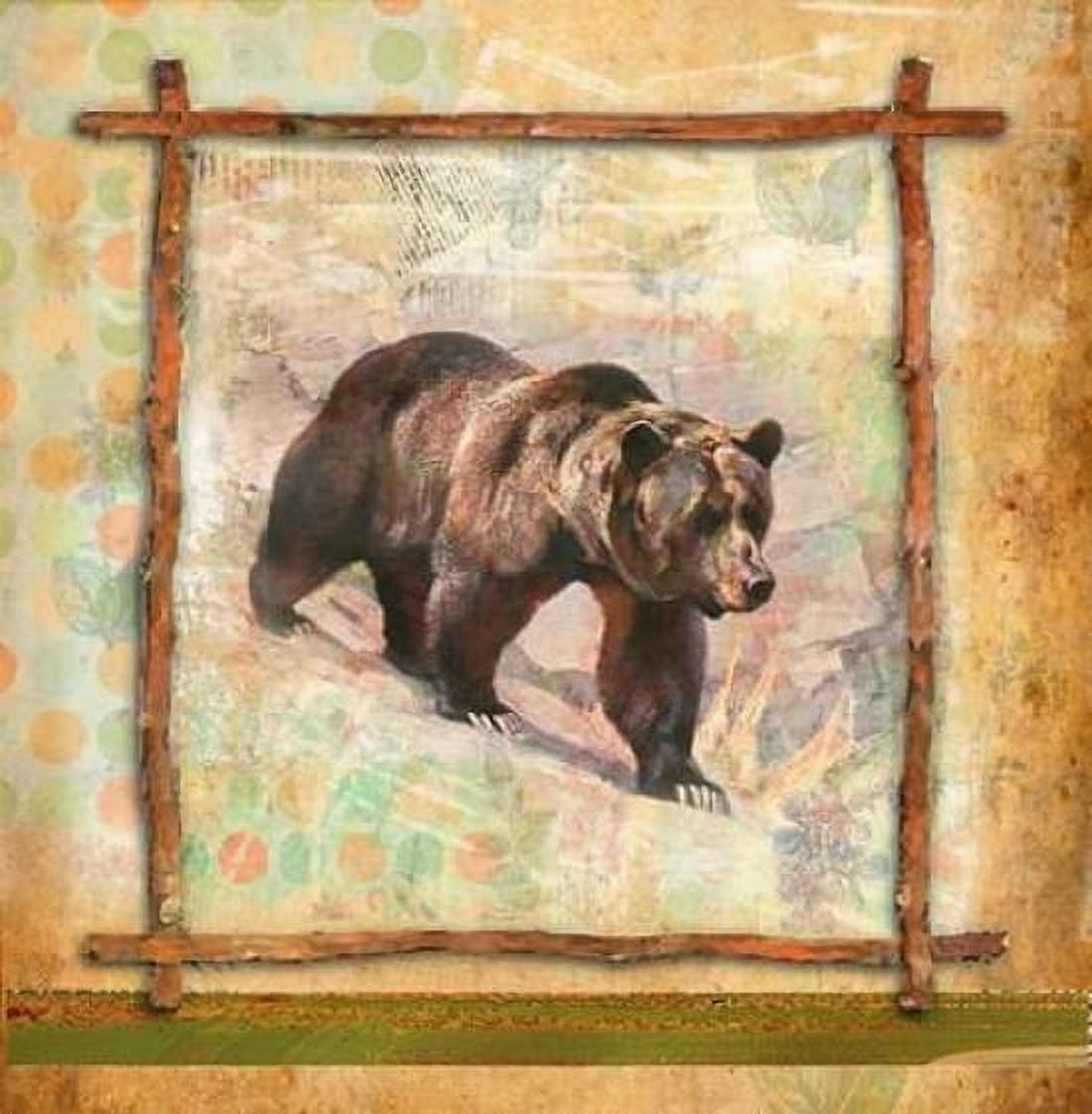 Bear Nature Canvas Art - Walter Robertson (24 x 24)