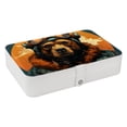 thumbnail image 1 of Bear PU Leather Necklace Holder with Removable Compartment, Portable Decorative Box Jewelry Boxes Necklace Organizer, 1 of 6