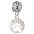 thumbnail image 1 of Bear Paw Silhouette - Rejoice Charm Bead, 1 of 1