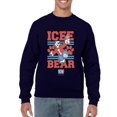 thumbnail image 1 of Bear Paws - Cool And Bold ICEE Vintage Style Men's Sweatshirt, 1 of 4